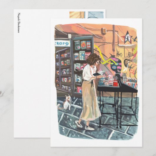 Napoli Bookstore Einladung (Vorne/Hinten)