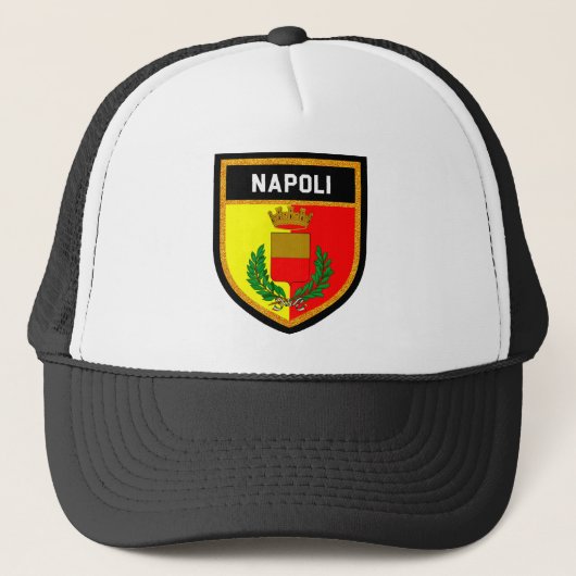 Napoli-Flagge Truckerkappe (Vorderseite)