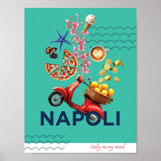 Napoli im Kopf Poster (Vorne)