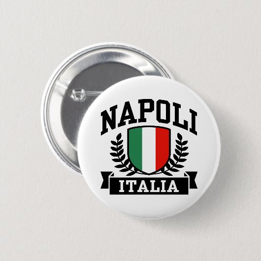 Napoli Italia Button (Vorne & Hinten)