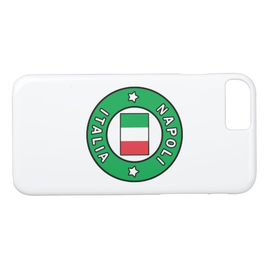Napoli Italia Case-Mate iPhone Hülle (Rückseite (Horizontal))