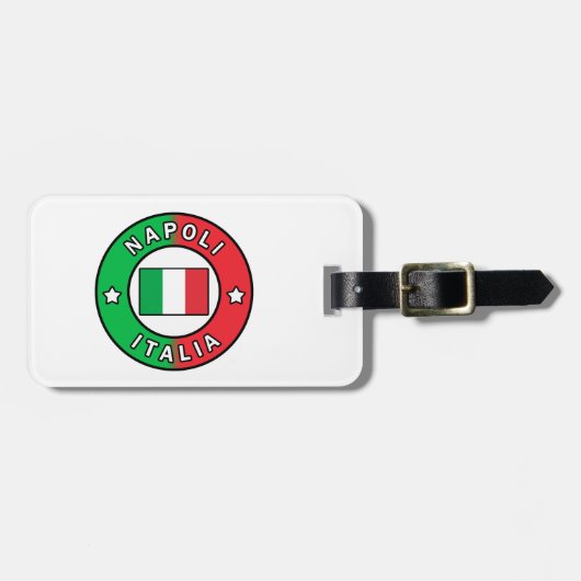 Napoli Italia Gepäckanhänger (Vorderseite horizontal)