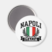 Napoli Italia Magnet (Vorderseite/Rückseite)