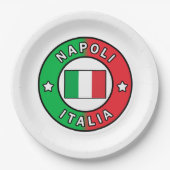 Napoli Italia Pappteller (Vorderseite)