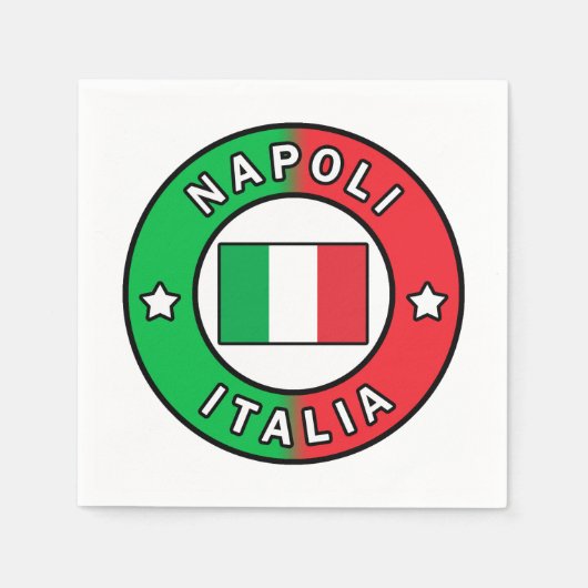 Napoli Italia Serviette (Vorderseite)