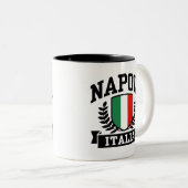 Napoli Italia Zweifarbige Tasse (VorderseiteRechts)