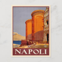 Napoli, Italien Vintage Travel Postcard