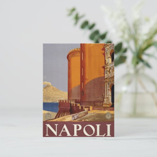 Napoli, Italien Vintage Travel Postcard Postkarte (Stehend Vorderseite)
