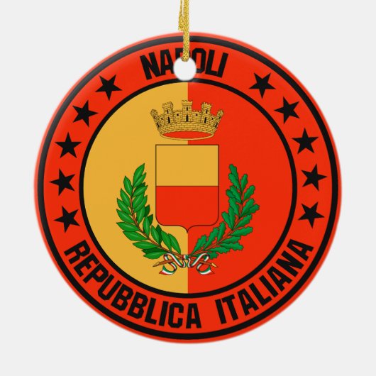 Napoli Keramik Ornament (Hinten)