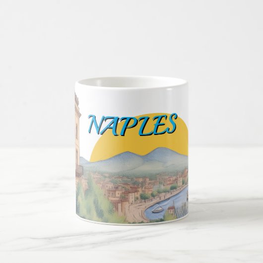 Napoli Mug – Vesuvio Skyline Coffee Cup | Souvenir Kaffeetasse (Mittel)