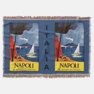 Napoli (Neapel) Vintage Reise Throwdecke Decke