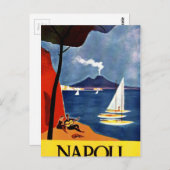 Napoli Postkarte (Vorne/Hinten)