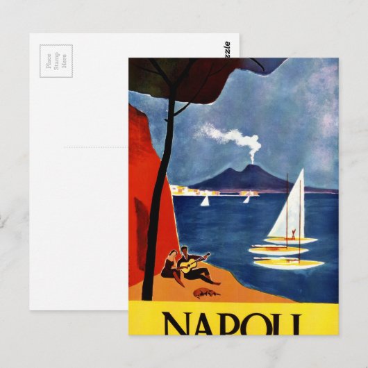 Napoli Postkarte (Vorne/Hinten)