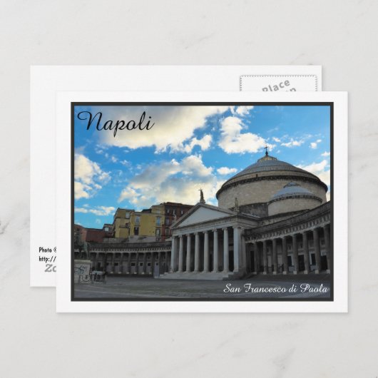 Napoli Postkarte (Vorne/Hinten)