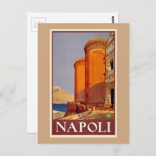 Napoli Postkarte (Vorne/Hinten)