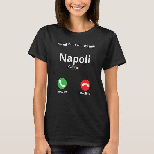 Napoli ruft Fans T-Shirt (Vorderseite)