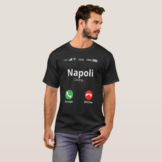 Napoli ruft Fans T-Shirt (Vorne ganz)