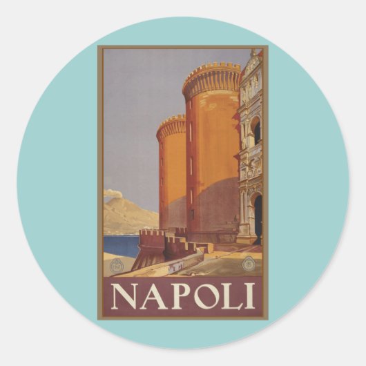 NAPOLI RUNDER AUFKLEBER (Vorderseite)