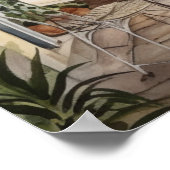 Napoli Serenity: Kunstdrucke digitaler Wasserfarbe Poster (Ecke)