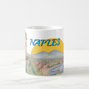Napoli-Tasse – Vesuvio-Skyline-Kaffeetasse Souve Kaffeetasse