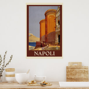 Napoli Vintage Reise  Poster