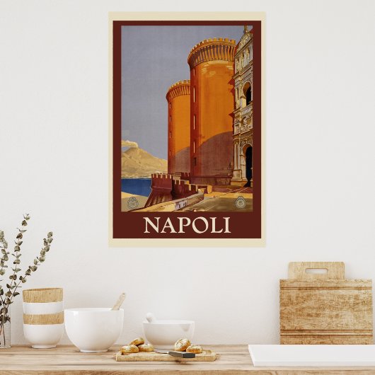 Napoli Vintage Reise Poster (Küche)