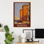 Napoli Vintage Reise Poster (Heimbüro)