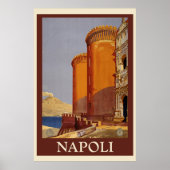 Napoli Vintage Reise Poster (Vorne)