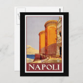 NAPOLI Vintage Reisepostkarten Postkarte (Vorne/Hinten)