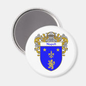 Napoli-Wappen (mantled) Magnet (Vorderseite/Rückseite)