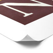 Napoli (weiß) poster (Ecke)