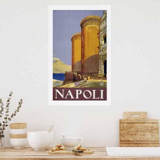 Napoli (weiß) poster (Küche)