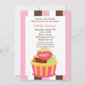 Napolitano Ice Cream Sundae Einladung (Vorderseite)