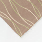 Napolitano Macchiato Pistachio Ribbons. Fleecedecke (Ecke)