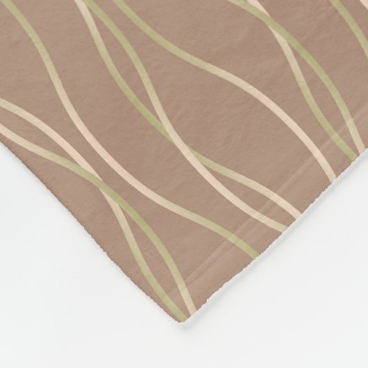 Napolitano Macchiato Pistachio Ribbons. Fleecedecke (Ecke)