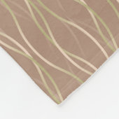 Napolitano Macchiato Pistachio Ribbons und Schatte Fleecedecke (Ecke)