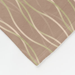 Napolitano Macchiato Pistachio Ribbons und Schatte Fleecedecke