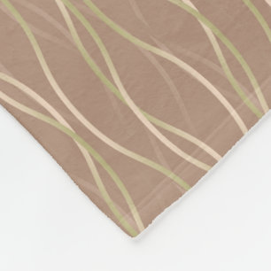Napolitano Macchiato Pistachio Ribbons und Schatte Fleecedecke