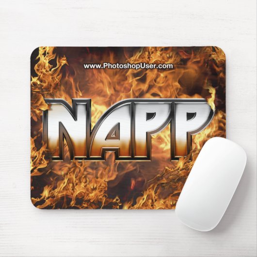 NAPP Mousepad - Feuer-Version (Mit Mouse)
