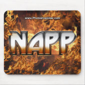 NAPP Mousepad - Feuer-Version (Vorne)