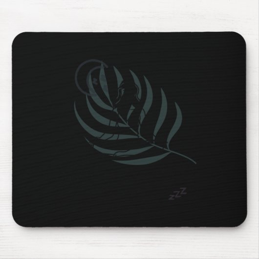 Napper-Aufkleber für die Achtsamkeitsstufe Mousepad (Vorne)