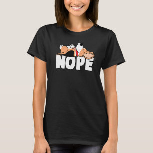 Napping Beagle T-Shirt Nope Lazy Hunde Haustiere F