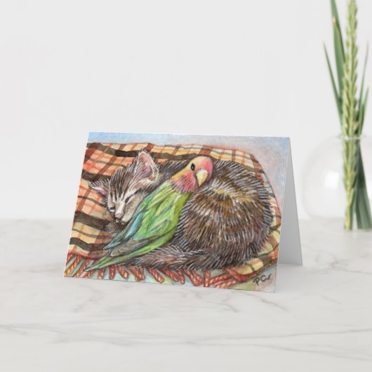 Napping Buddy Karte (Vorderseite)