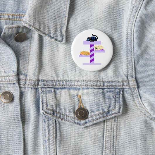 Napping Cat Button (Beispiel)