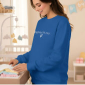 Napping for Two , Cute Pregnancy Reveal Sweatshirt