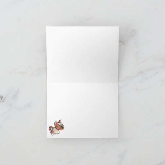 Napping Gnome Dankeskarte (Innenseite)