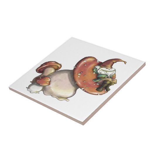 Napping Gnome Fliese (Seite)