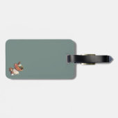 Napping Gnome Gepäckanhänger (Rückseite horizontal)