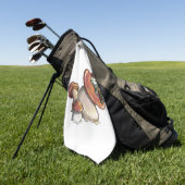 Napping Gnome Golfhandtuch (Gras)