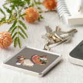 Napping Gnome Schlüsselanhänger (Seite)